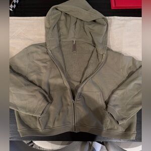 NWOT “Taupe” Zip Up Sweatshirt